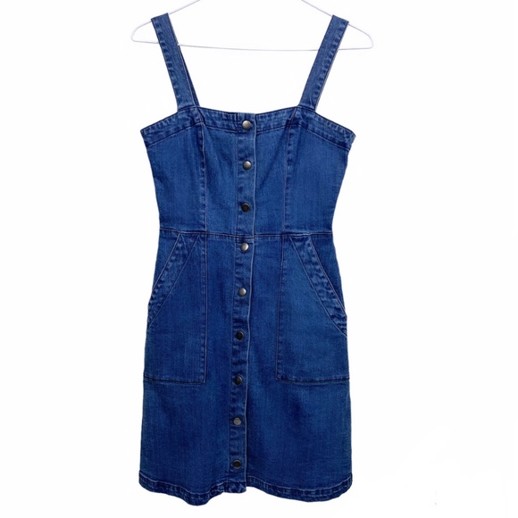 Highline Collective Denim Fit-and-Flare Dress - Picture 3 of 7